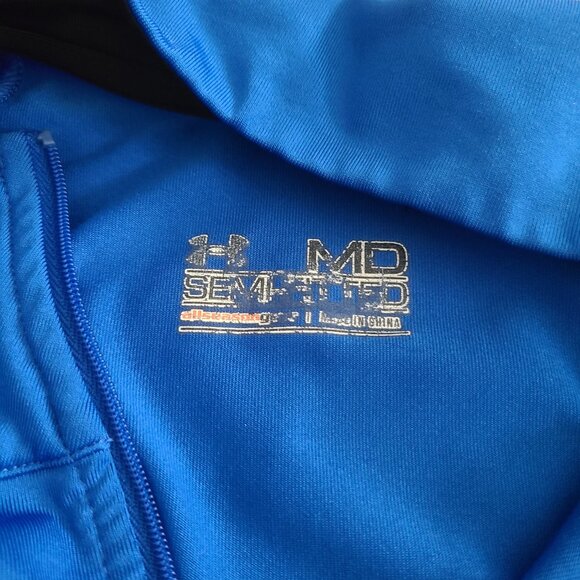 Activewear Under Armour AllSeasonGear Full Zip Jacket royal blue womens medium - Picture 7 of 9